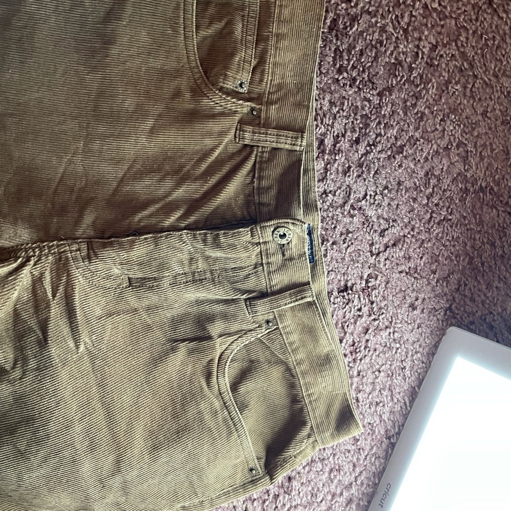 J crew corduroy jeans size 29x32 brown in color